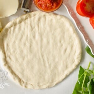 This Pizza Dough is quick and easy! The perfect crust for the toppings you love.