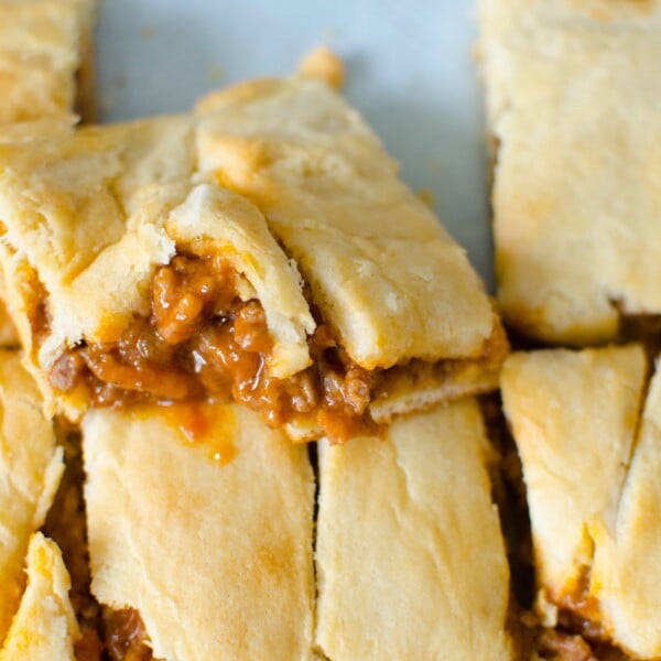 This version of a Sloppy Joe is a little less sloppy but delicious all the same. Perfect for little hands and mouths!