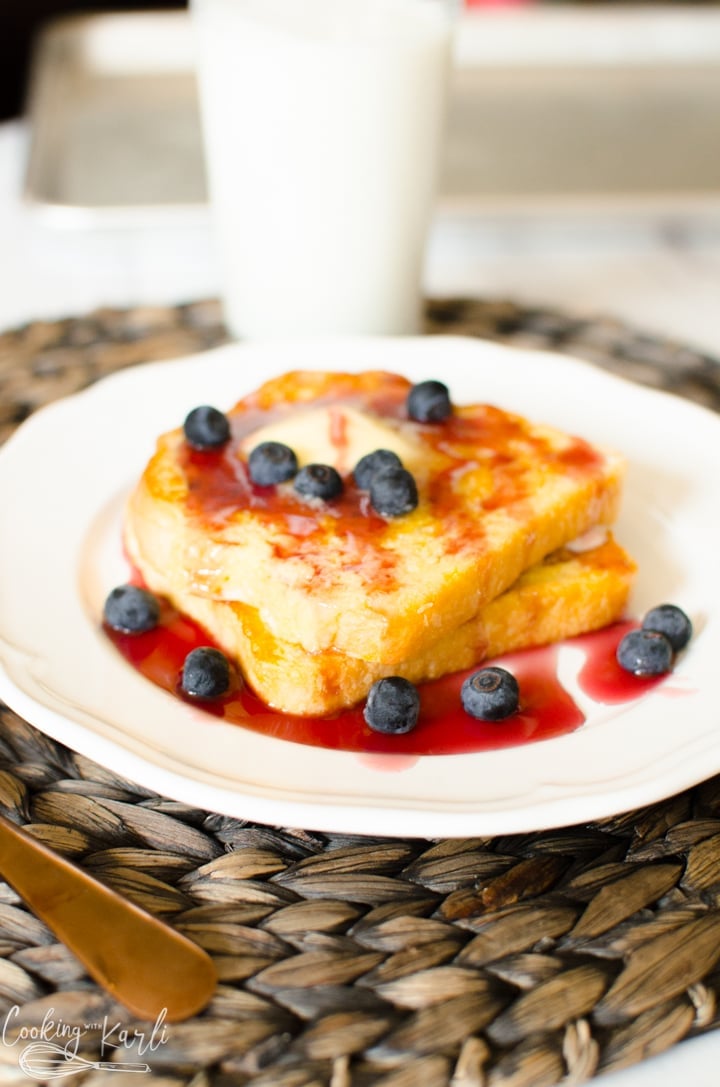 French toast frozen for a quick easy breakfast
