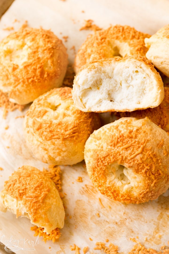 Asiago cheese bagels