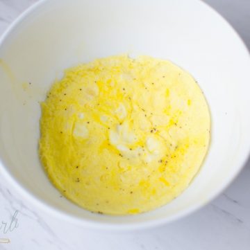 Microwave Scrambled Eggs are the perfect first food to teach your child to make themselves! These are fast, easy and has minimal cleanup!