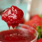 Instant Pot Strawberry Jam 2.0 is made of just three ingredients: Strawberries, sugar and cornstarch. The strawberry flavor shines bright in this jam that you'll be eating by the spoonful!