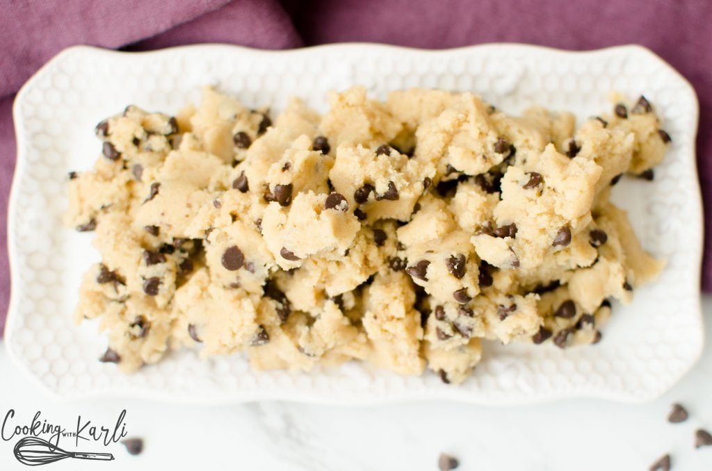 Edible Egg Free Cookie Dough is made for EATING! The taste and texture is just like the real deal- no one will be able to tell the difference!
