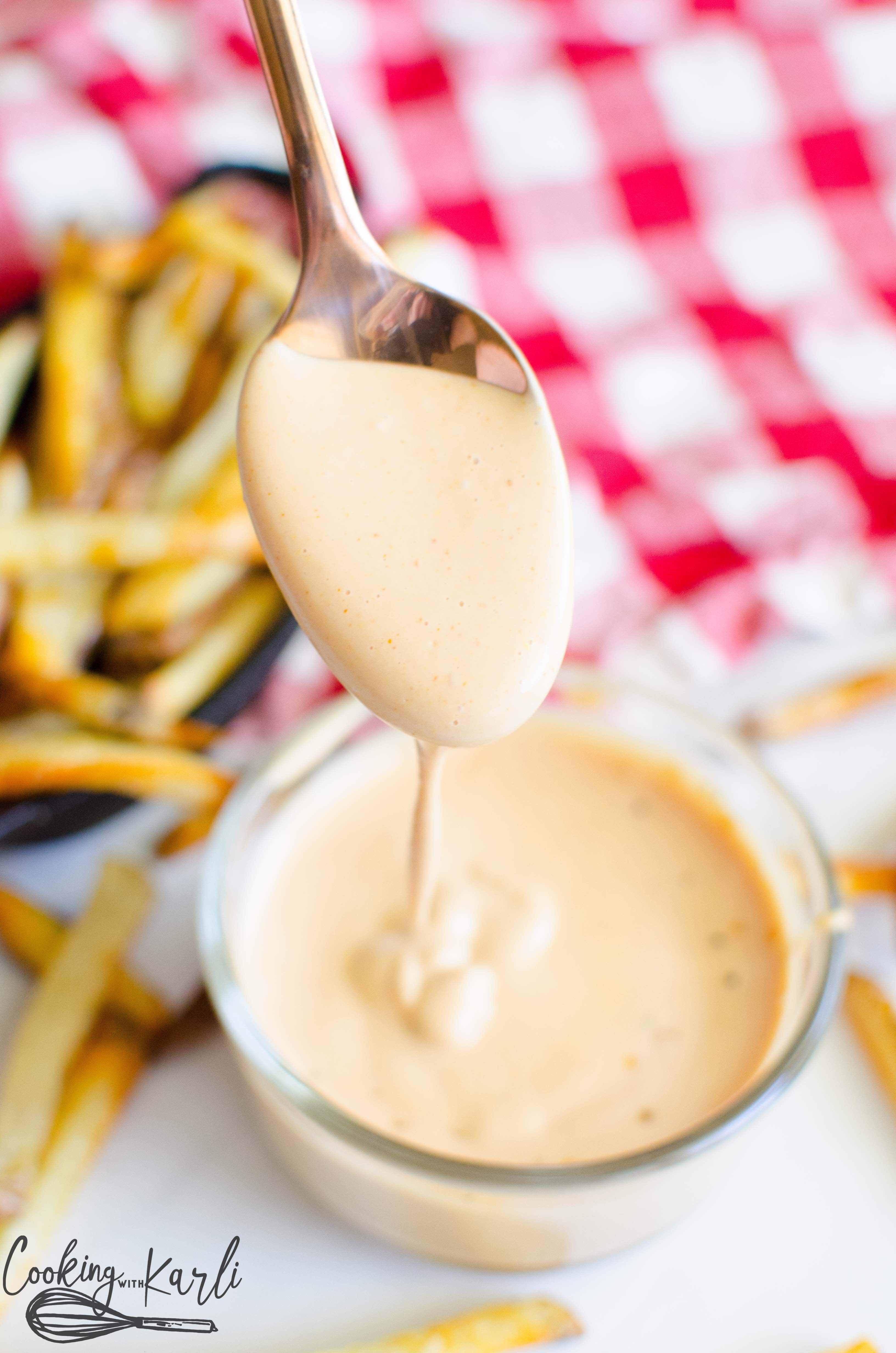 Fry Sauce is great on burgers or with chicken nuggets!
