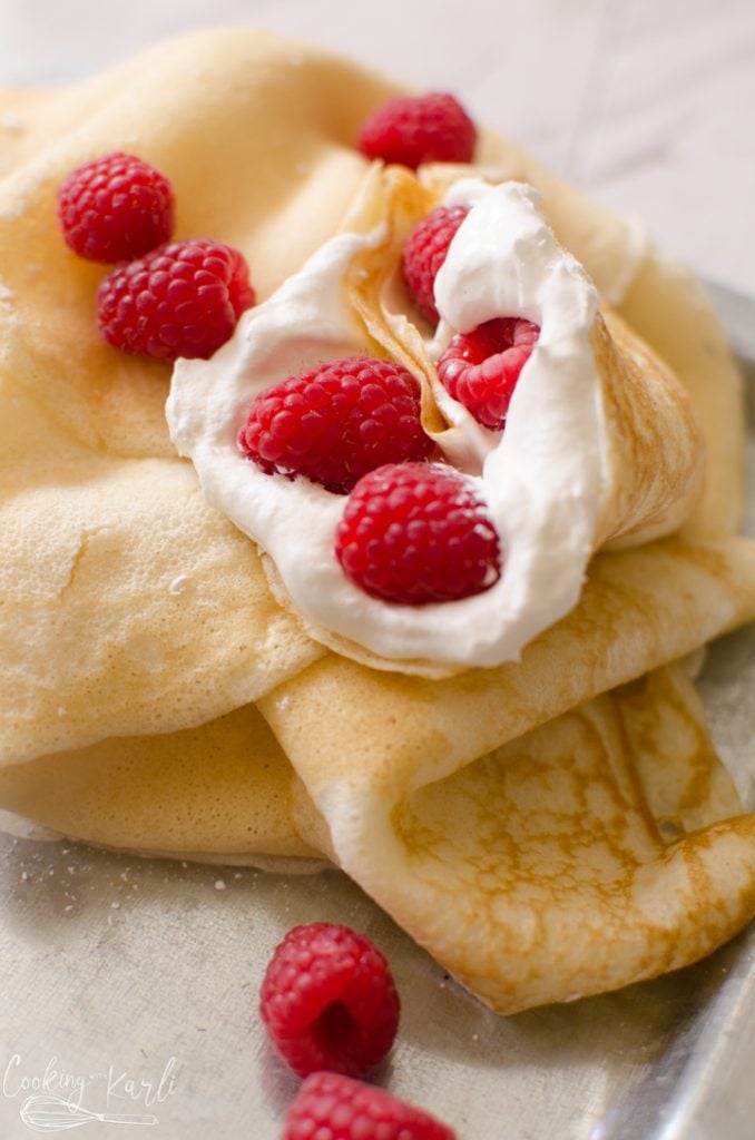 Crepes made from pancake mix