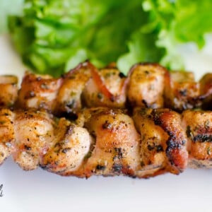 Chicken Bacon Ranch Kabobs are made on the grill and are perfect for summer.