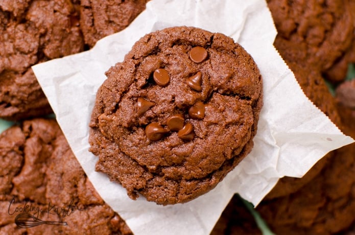 Chocolate cookies are a good dessert for a crowd.