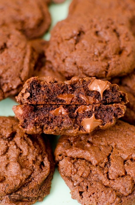 Chocolate Cookies are rich like a brownie cookie.