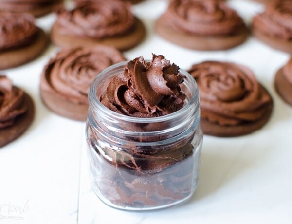 Chocolate Buttercream Frosting is perfect for frosting cakes, brownies or cookies.