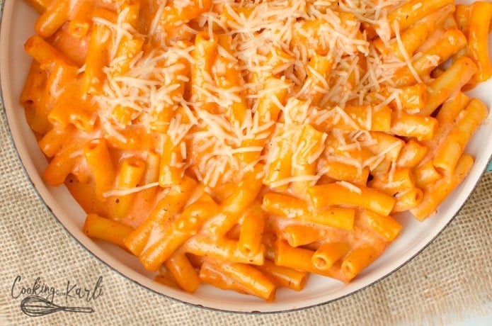 5 cheese ziti copy cat made all in one pan.