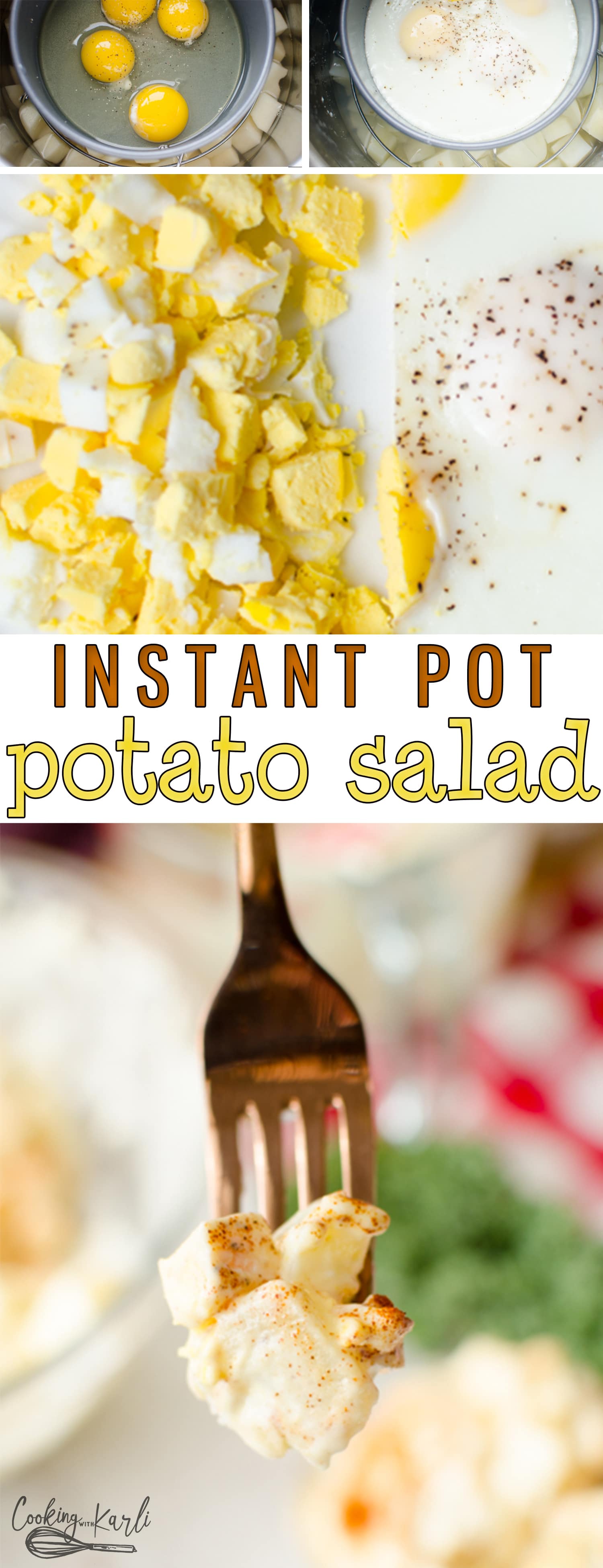 Classic Potato Salad is creamy, tangy and delicious! The dressing is extra special with a surprise ingredient that really takes this salad to a whole new level! This recipe is one I grew up on, Mom's Potato Salad!