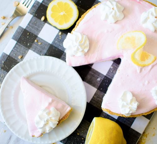Pink lemonade pie is the perfect summer dessert.
