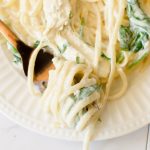 Creamy Chicken Florentine is a easy weeknight meal made in the Instant Pot.