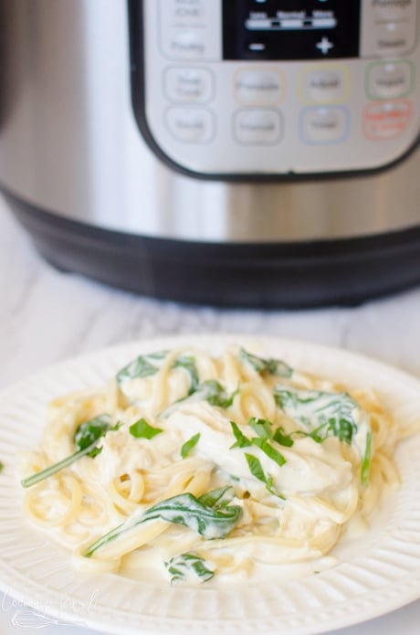 Chicken Florentine made in the Instant Pot is a quick, easy Dump and Start meal.