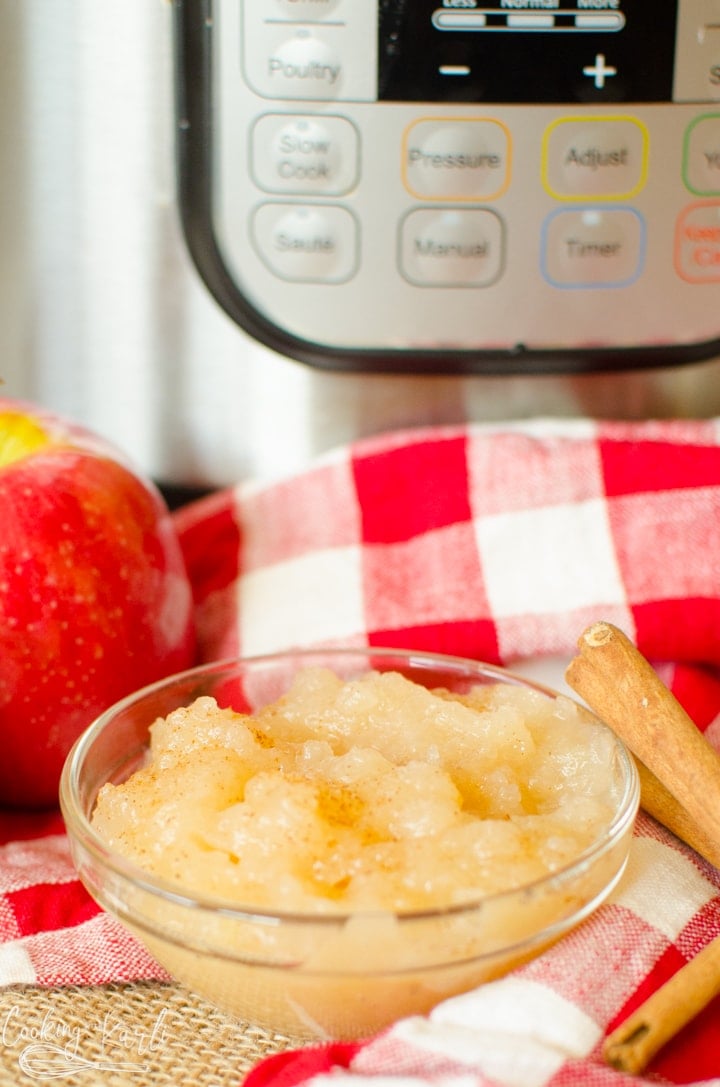 Instant Pot apple sauce recipe is perfect for beginners 