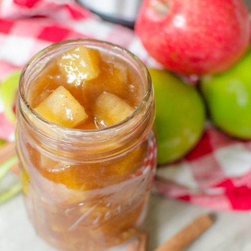 homemade apple pie filling recipe is a substitute for canned pie filling