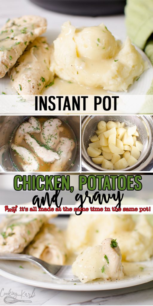 Instant Pot Chicken and Mashed Potatoes with Gravy - Cooking With Karli