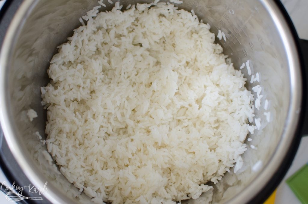 rice made in the Instant Pot 