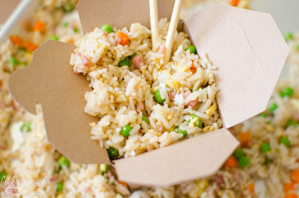 Better than takeout ham fried rice