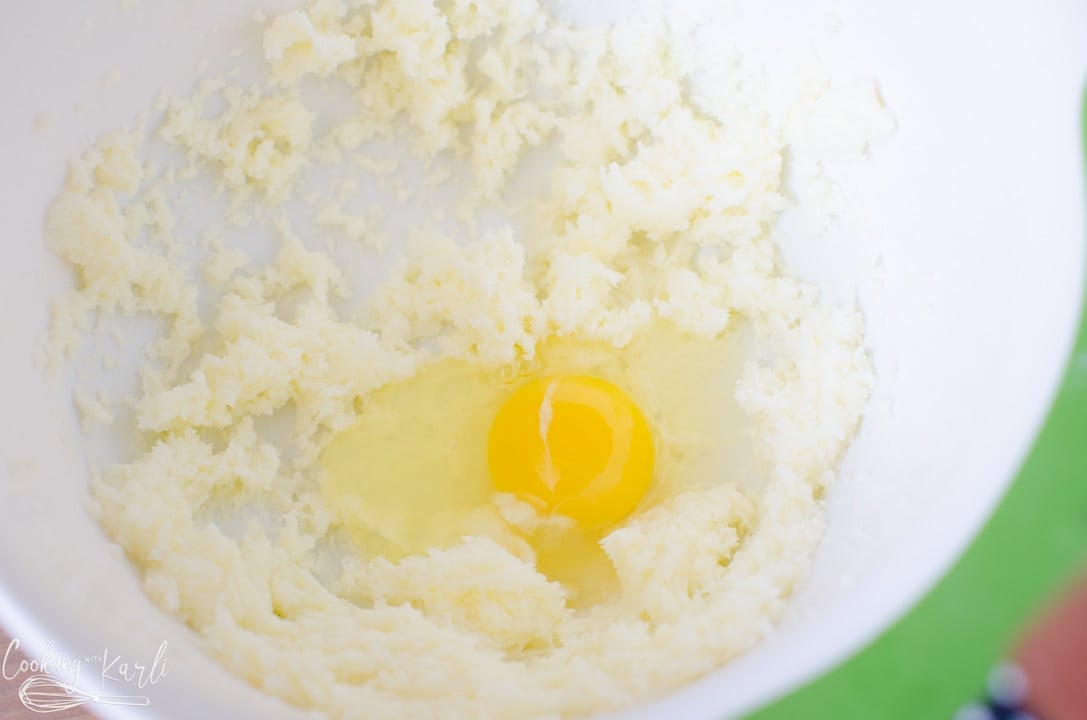 butter sugar and an egg