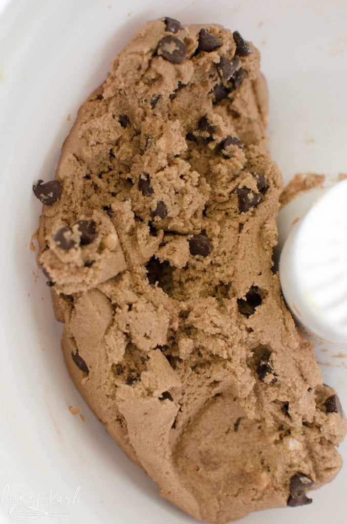 finished cookie dough