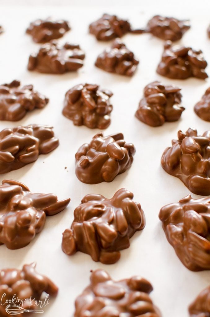 Peanut Clusters with chocolate