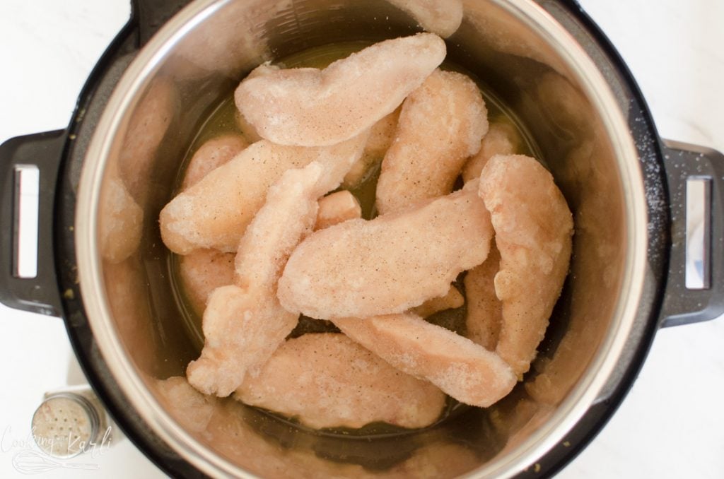 frozen chicken tenders in the Instant Pot 