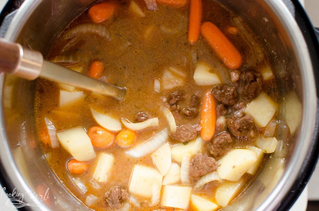 beef stew in the Instant Pot 