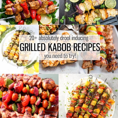 Summer is the prefect time for ADVENTURE and GRILLING!! Let's combine the two and get creative with our KABOBS!! Here is a big old list of delicious and creative Kabobs for you and your grill to try this summer. |Cooking with Karli| #summer #grilling #kabobs #chickenkabobs #steakkabobs