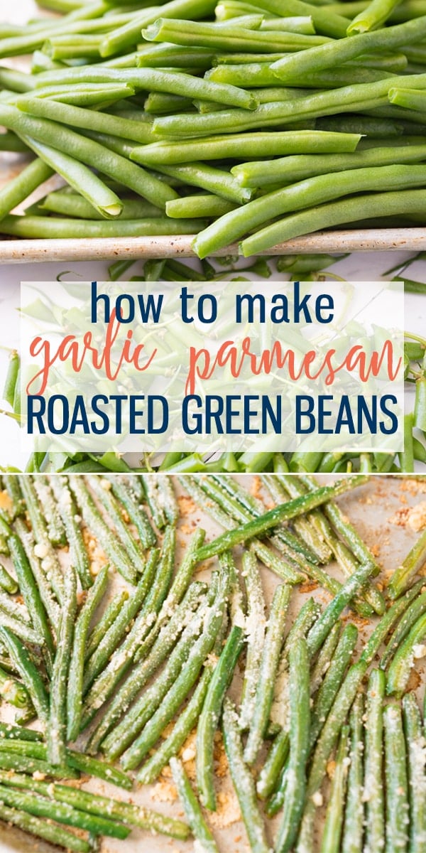 Roasted Green Beans are the perfect side dish. Oven roasted green beans are easily cooked to perfection! Still crisp and green with amazing flavor. Flavor classically or season with garlic and parmesan cheese. The perfect side dish for any meal! |Cooking with Karli| #greenbeans #sidedish #healthy #roasted #easter #recipe #howto
