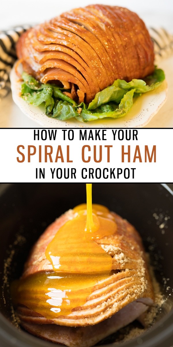 Best Ever Crockpot Ham Recipe is the easiest and tastiest way to make your Holiday Ham! The homemade Brown Sugar Honey glaze is sweet with savory notes. Cooking your Ham in the crockpot is the only way to go! |Cooking with Karli| #crockpot #ham #easter #spiralcutham #withglaze #homemadeglaze #brownsugar #honey
