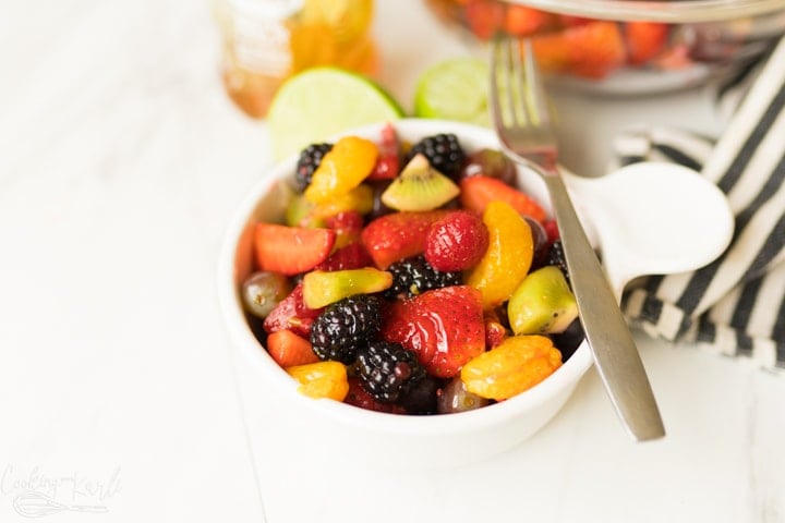 Fruit Salad with dressing