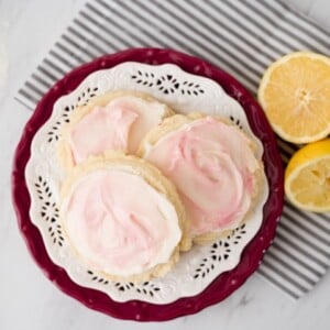 raspberry Lemonade Sugar Cookies