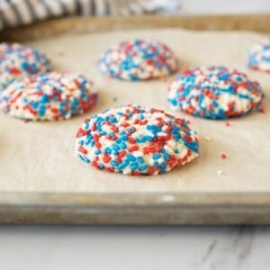 patriotic sprinkle cookies