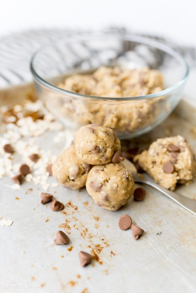 oatmeal chocolate chip cookie dough without eggs