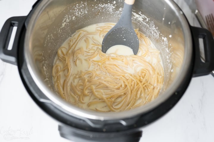 chicken Alfredo made in the Instant Pot 
