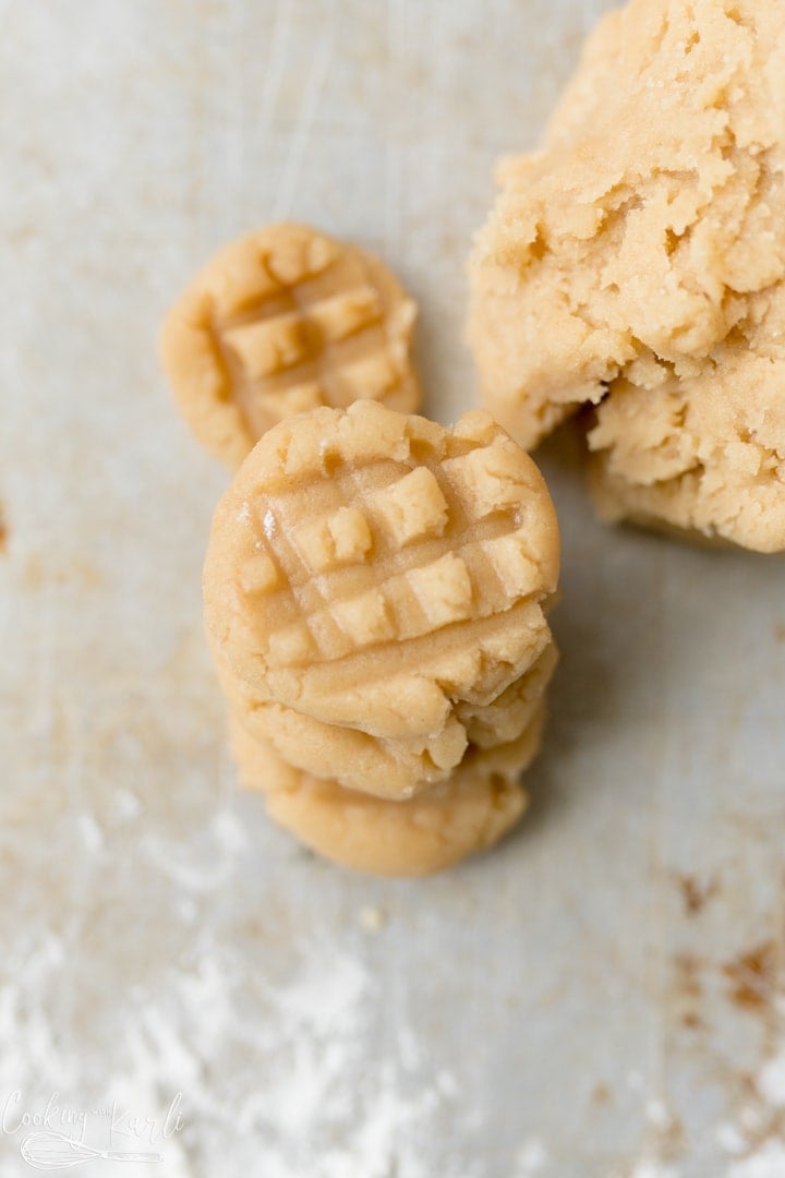 egg free peanut butter cookie dough