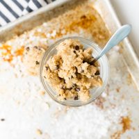 peanut butter oatmeal chocolate chip cookie dough