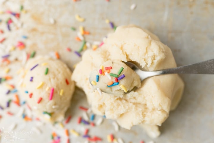 sugar cookie dough made for eating