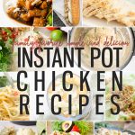 In this post you'll find a collection of the TOP 15 Instant Pot Chicken Recipes you must try! Not only are all of these recipes extremely easy, they are tested and fail-proof recipes. 