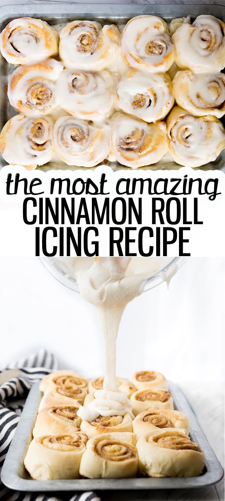 Best Cinnamon Roll Icing (No Cream Cheese!) - Cooking With Karli