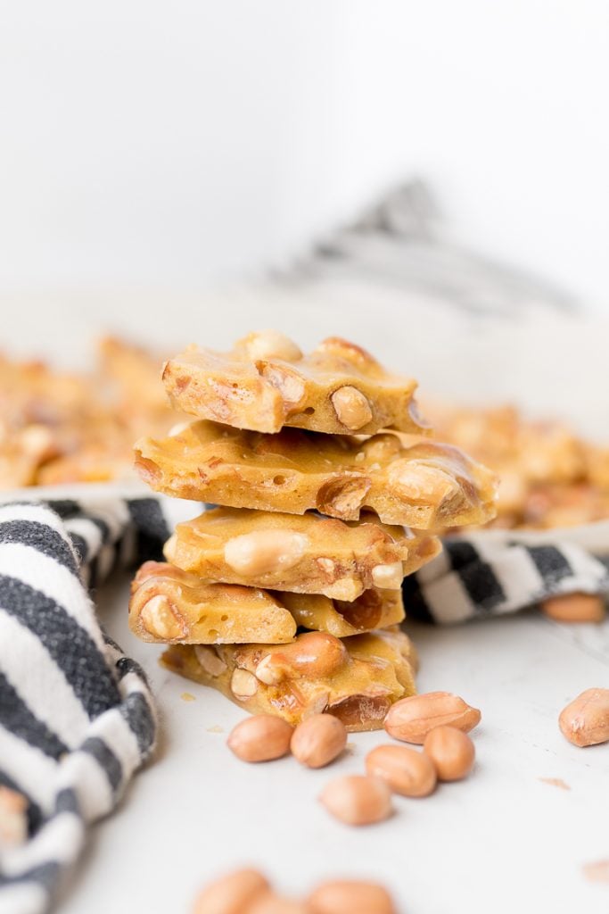 peanut brittle recipe made in the microwave