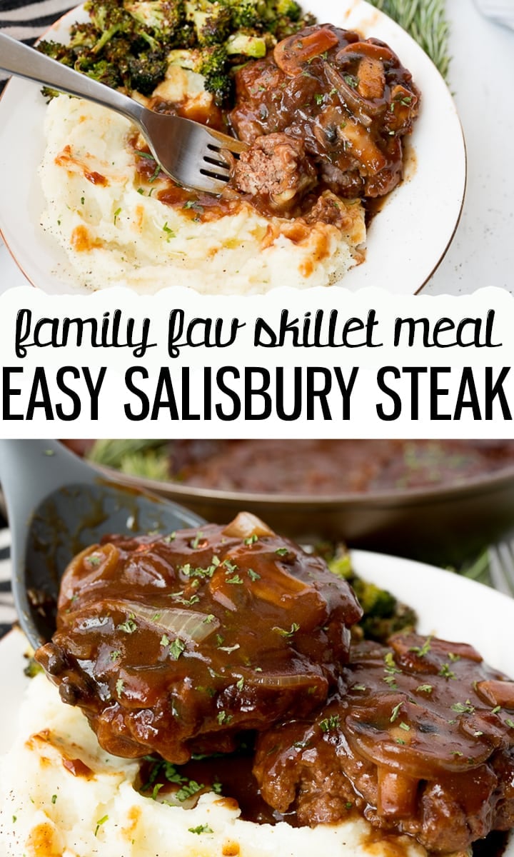 pin image for Salisbury steak recipe