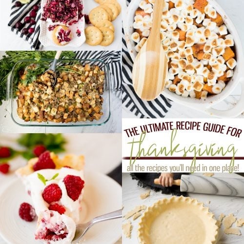 Various thanksgiving recipe images