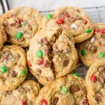 crumbl chocolate chip cookies for Christmas