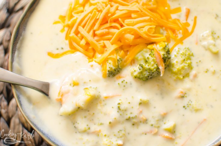 Broccoli Cheese Soup- CookingWithKarli