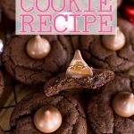 pin for chocolate blossom cookies