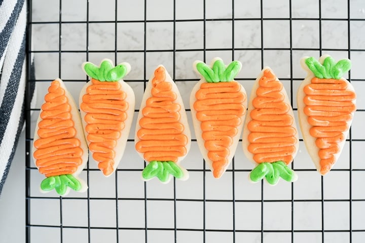 carrot sugar cookies