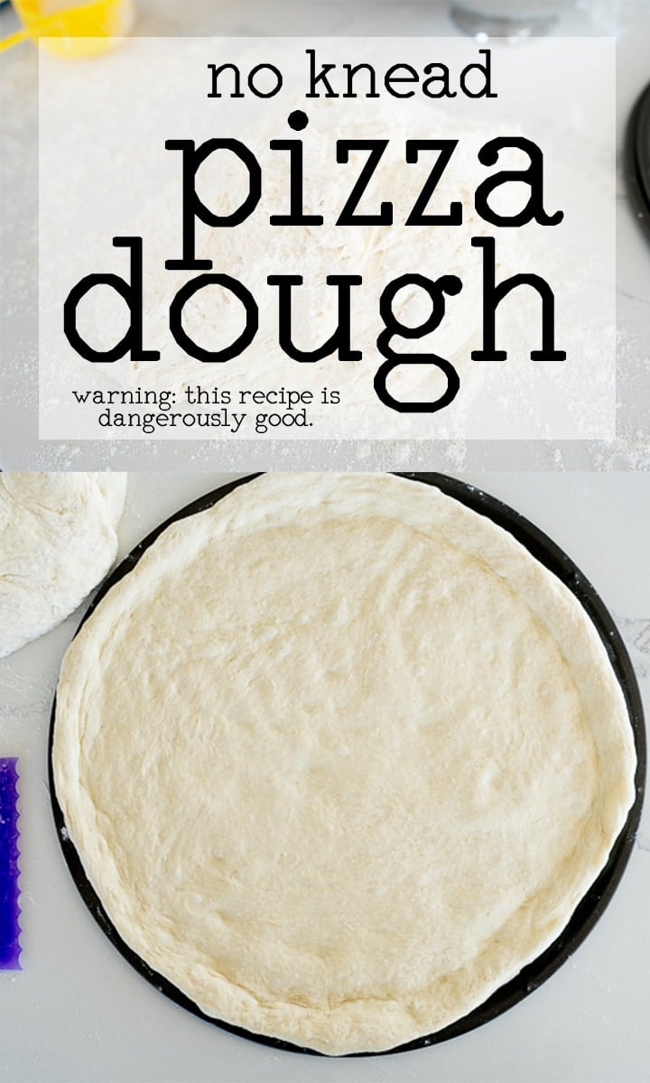 No knead pizza dough