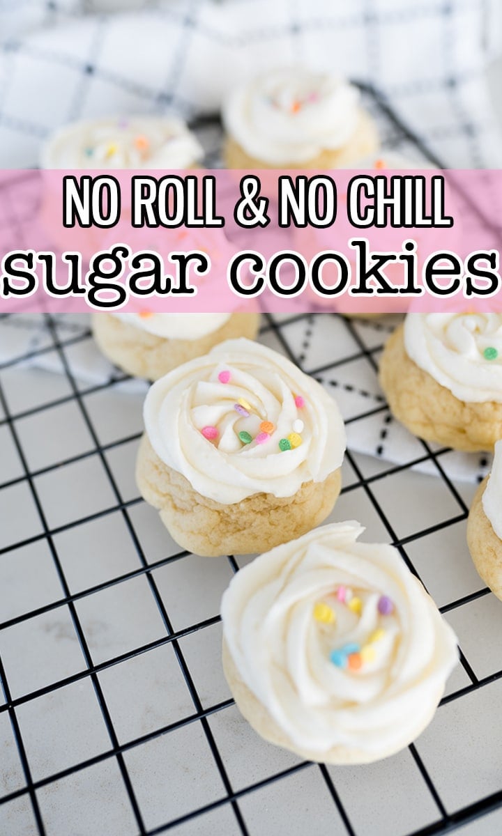 pin image for no roll sugar cookies